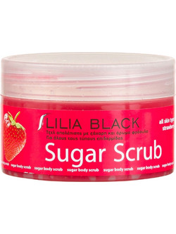 Lilia Black Strawberry Sugar Scrub Σώματος 250ml