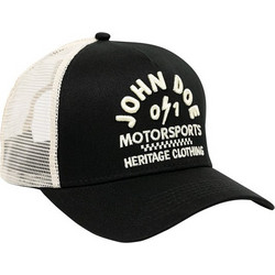 John Doe Ανδρικό Καπέλο Jockey με Δίχτυ Snapback Υφασμάτινο Μαύρο
