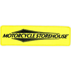 Ραφτό σήμα MCS κίτρινο | Motorcycle Storehouse, logo patch. Yellow