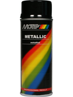Motip Metallic Σπρέι Βαφής Black Μεταλλιζέ 400ml