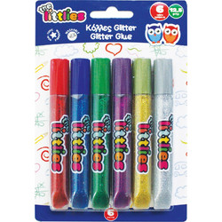 Κόλλα Glitter 6γρ. The littlies Σε 6 Χρώματα