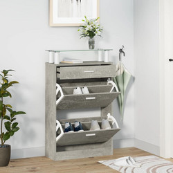 vidaXL Παπουτσοθήκη Ξύλινη 63x24x104cm 342565