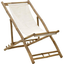 Σεζλόνγκ Bamboo με Λευκό Ύφασμα 3-50-236-0006