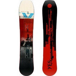 Y.E.S Hybrid 153 Ανδρική Σανίδα Snowboard Black/RedΚωδικός: Y21SNMHYBXX153