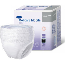 Hartmann MoliCare Mobile Super Ideal-Fit Large Πάνες Βρακάκι Ακράτειας 4 Σταγόνες 14τμχ