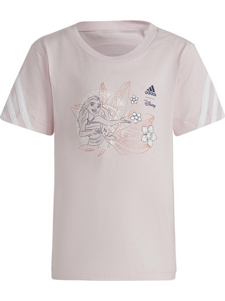 Adidas Disney Moana Παιδικό T-Shirt Κοντομάνικο Ροζ HS1142