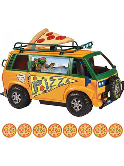 Giochi Preziosi Teenage Mutant Ninja Turtles Movie Όχημα Pizza Fire Van Φιγούρα Δράσης για 4+ Ετών