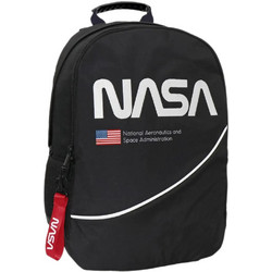 Must Nasa Σχολική Τσάντα Πλάτης Δημοτικού Μαύρη 486020
