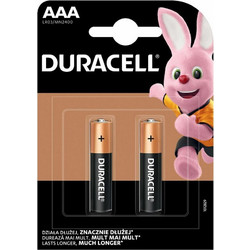 Duracell Alkaline Basic LR03/AAA 2τμχ