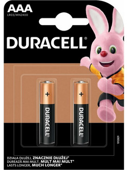 Duracell Alkaline Basic LR03/AAA 2τμχ