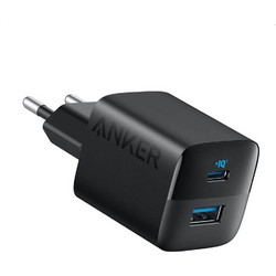 Anker 323 Φορτιστής Χωρίς Καλώδιο με Θύρα USB-A & USB-C 33W Power Delivery Black