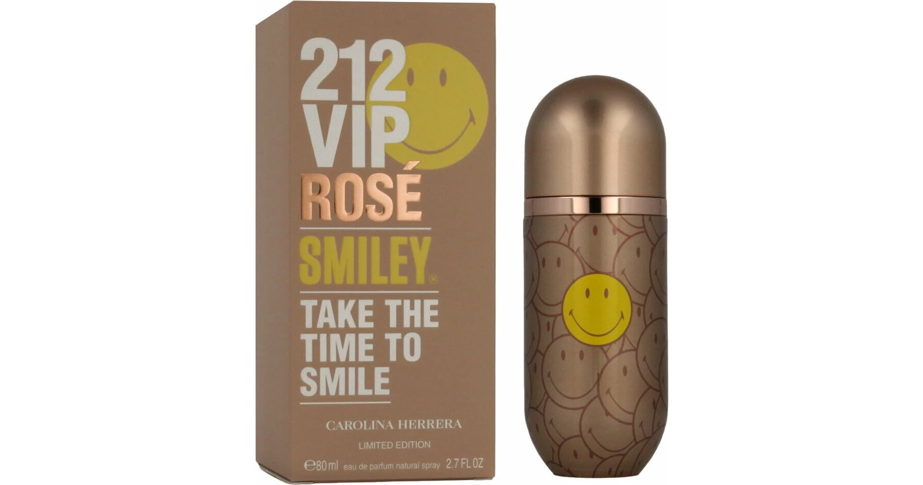 Carolina Herrera 212 VIP Rose Smiley Eau de Parfum 80ml | BestPrice.gr