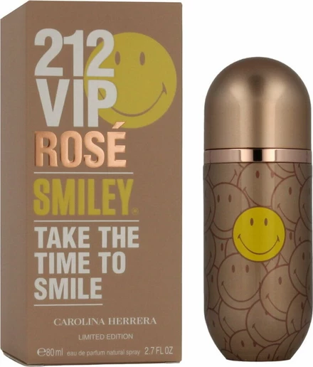 Carolina Herrera 212 VIP Rose Smiley Eau de Parfum 80ml | BestPrice.gr
