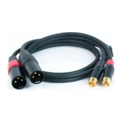 ΚΑΛΩΔΙΟ XLR 2 male-RCA 2 male Master Audio 1m RCA930/1