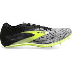 Brooks Ανδρικά Αθλητικά Παπούτσια Spikes Στίβου Μαύρα Γκρι 1000331-081