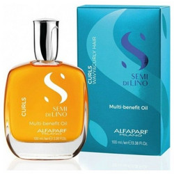 Alfaparf Milano Semi di Lino Curls Multi-Benefit Ξηρό Λάδι Μαλλιών για Επανόρθωση 100ml