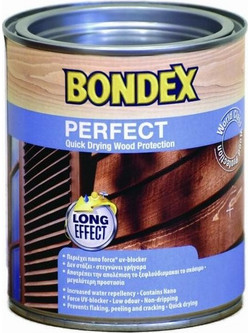 Bondex Perfect 726 Βερνίκι Εμποτισμού Ξύλου Έτοιμο προς Χρήση Chestnut 0.75lt