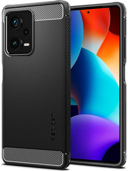 Spigen Rugged Armor Back Cover Matte Black (Xiaomi Redmi Note 12 Pro Plus 5G)