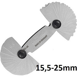 Μετρητής ακτίνας 15,5-25mm Γερμανίας Vtools VT1525