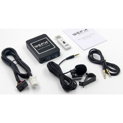 Interface Aux/Usb/Usb Charger/Bluetooth ice για εργοστασιακές πηγές Toyota 6+6pin WF-606-TOYOTA 6+6