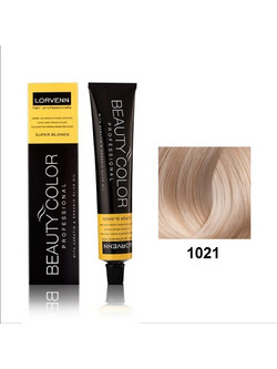 Lorvenn Beauty Color 1021 Super Blonds Ιριζέ Σαντρέ Μόνιμη Βαφή Μαλλιών 70ml
