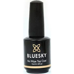 Bluesky No Wipe Top Coat Ημιμόνιμο Βερνίκι Νυχιών 15ml