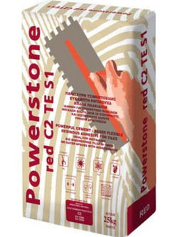 Κόλλα πλακιδίων POWERSTONE Red KARAG 25kg