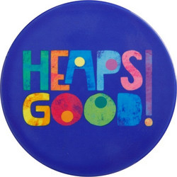 Maxwell Williams Kasey Rainbow Be Kind Κεραμικό Σουβέρ 10cm Heaps Good Μπλε