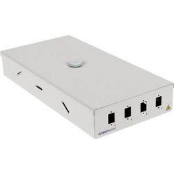 Fibertechnic Wallmoutable Fiber Distributiion Box, 4xSC Simplex / 4xLC Duplex