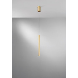 LUCE Κρεμαστό Φωτιστικό Οροφής Ανάρτηση LED με Ρυθμιζόμενο Λευκό Φως Χρυσό 8031414896653