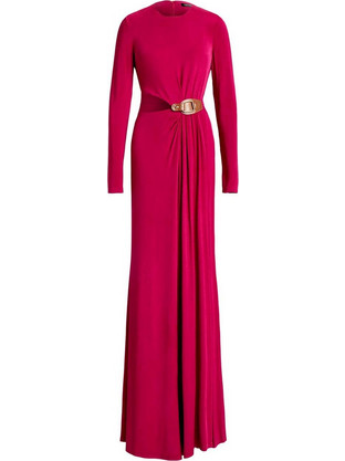 Lauren Ralph Lauren Maxi Φόρεμα για Γάμο / Βάπτιση Φούξια 253908882001-601