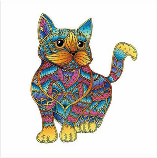 Παιδικό Puzzle Eureka Ξύλινο Rainbow Cat 99 Κομμάτια