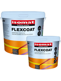 Isomat Flexcoat Ακρυλικό Χρώμα Εξωτερικού Χώρου Λευκό 3lt