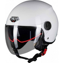 Pilot Fazer SV Gloss White Κράνος Μηχανής Jet 1100gr