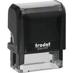 Σφραγίδα Trodat Printy 4912 - 47 x 18 mm - Μαύρο 8.4912B