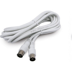 Engel Καλώδιο Κεραίας Coax Male to Coax Female 1.5m White MP0578A