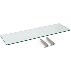 Ράφι Π110 εκ. από σκληρυμένο γυαλί Μ35xΠ110xΥ1cm