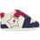 Mayoral Βρεφικά Sneakers Αγκαλιάς Λευκά Navy Μπλε 13-09684-041