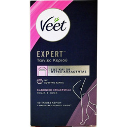 Veet Expert Ταινίες Αποτρίχωσης για Πόδια 20τμχ