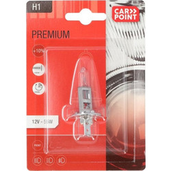 Carpoint Λάμπα Αλογόνου Αυτοκινήτου H1 Premium 12V 55W 1τμχ. (0760011)