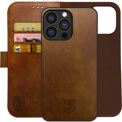 Rosso Element 2 in 1 Θήκη Πορτοφόλι Brown (iPhone 15 Pro)