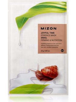 Mizon Joyful Time Snail Sheet Μάσκα Προσώπου για Αντιγήρανση με Εκχύλισμα Σαλιγκαριού 23gr