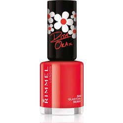 Rimmel Rita Ora 300 Glaston Berry Gloss Βερνίκι Νυχιών Μακράς Διαρκείας Quick Dry 8ml