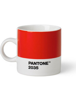 Pantone Φλυτζάνι Espresso Πορσελάνινο Κόκκινο 120 ml
