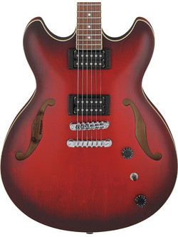 Ibanez AS53 Ηλεκτρική Κιθάρα Semi-Hollow με HH Μαγνήτες και Ταστιέρα Walnut Sunburst Red Flat