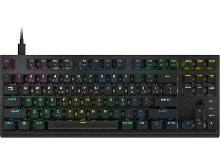 Corsair K60 Pro TKL Μηχανικό Gaming Πληκτρολόγιο TenKeyLess με Corsair OPX Διακόπτες RGB Black