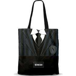 Wednesday Uniform shopping bag Black