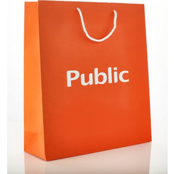 Public Χάρτινη Τσάντα Μεσαία - 35.5x12x40 cm