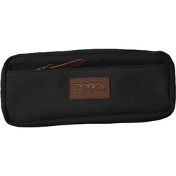 Polo Canvas Κασετίνα με 2 Θήκες Μαύρη 937257-02