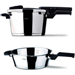 Fissler Vitaquick Premium Χύτρες Ταχύτητας Set Quattro με 1 Καπάκι 8lt + 4lt